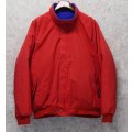 80’ｓ~【USA製】【ビンテージ】【REI】【アールイーアイ】【赤ナイロンｘ裏地青フリース】【ゴアテックスブルゾン】【サイズＸＬ】 