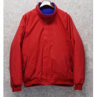 80’ｓ~【USA製】【ビンテージ】【REI】【アールイーアイ】【赤ナイロンｘ裏地青フリース】【ゴアテックスブルゾン】【サイズＸＬ】 