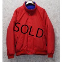 80’ｓ~【USA製】【ビンテージ】【REI】【アールイーアイ】【赤ナイロンｘ裏地青フリース】【ゴアテックスブルゾン】【サイズＸＬ】 