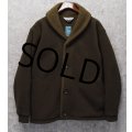 ~90’s【USA製】【ビンテージ】【Early Winters】アーリーウィンターズ【ブラウン】ポーラテック【ショールカラーフリースカーディガン】【サイズM】 