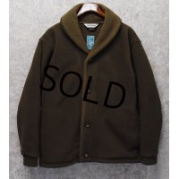 ~90’s【USA製】【ビンテージ】【Early Winters】アーリーウィンターズ【ブラウン】ポーラテック【ショールカラーフリースカーディガン】【サイズM】 
