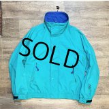 ~80's【ビンテージ】【エディーバウアー】【Eddie Bauer】【エメラルドグリーン】ナイロンジャケット【サイズXＬ】 