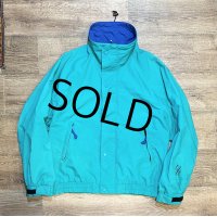 ~80's【ビンテージ】【エディーバウアー】【Eddie Bauer】【エメラルドグリーン】ナイロンジャケット【サイズXＬ】 