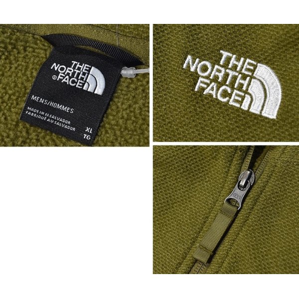 画像2: ビンテージ【ノースフェイス】【the north face】【オリーブ】ハーフジップフリース【ハーフジップカットソー】【サイズXL】 