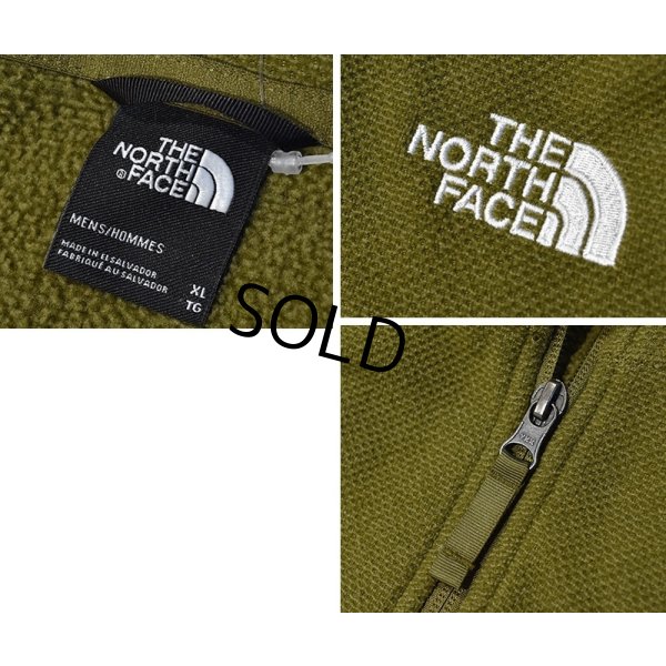 画像2: ビンテージ【ノースフェイス】【the north face】【オリーブ】ハーフジップフリース【ハーフジップカットソー】【サイズXL】 