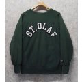 90's【USA製】【Champion】【チャンピオン】【リバースウィーブ】【ST.OLAF】【聖オラフカレッジ】【緑】【スウェット】【サイズL】