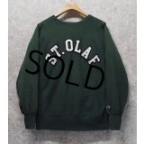 90's【USA製】【Champion】【チャンピオン】【リバースウィーブ】【ST.OLAF】【聖オラフカレッジ】【緑】【スウェット】【サイズL】