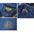 画像2: 90's【ビンテージ】【Dun brooke】ダンブルック【デニム×コットン】袖切替【スタジャン】【サイズＬ】<br> (2)