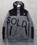 【ノースフェイス】【the north face】ビンテージ【黒ｘグレー】【フルジップフリースジャケット】【サイズＳ】 
