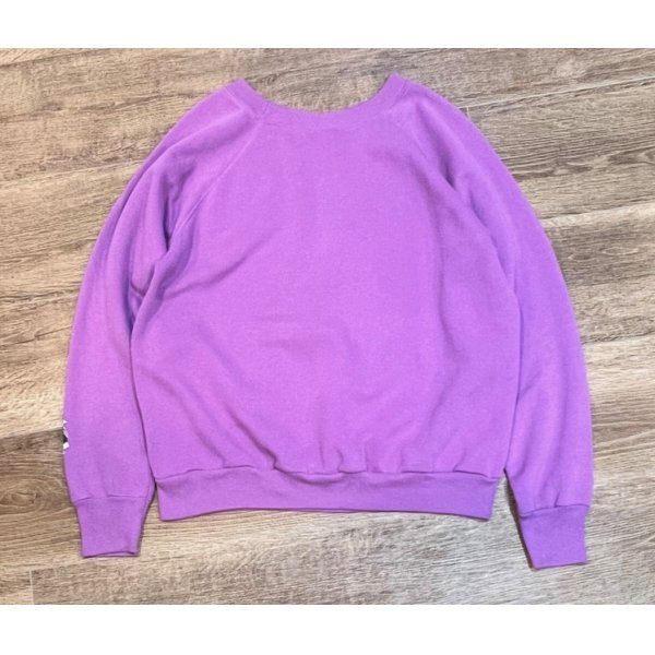 画像3: 90's【ビンテージ】【Pannil】パニール【ウサギプリント】【パープル】【スウェット】【レディース古着】【サイズL】 