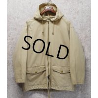 【ビンテージ】【OLD NAVY】【オールドネイビー】【ベージュ】【ジップアップパーカー】【コットンパーカー】【サイズM】 