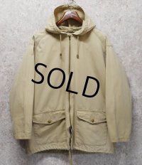 【ビンテージ】【OLD NAVY】【オールドネイビー】【ベージュ】【ジップアップパーカー】【コットンパーカー】【サイズM】 