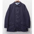 【RALPH LAUREN】【ラルフローレン】【ネイビー×裏地チェック】【コットンジャケット】【ジップアップコート】【サイズXL】 
