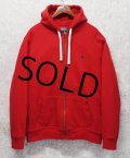 【程度良好!!】RALPH LAUREN【ラルフローレン】【赤】フルジップパーカー【コットンパーカー】【サイズXXL】 
