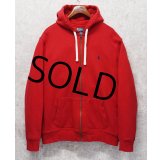 【程度良好!!】RALPH LAUREN【ラルフローレン】【赤】フルジップパーカー【コットンパーカー】【サイズXXL】 