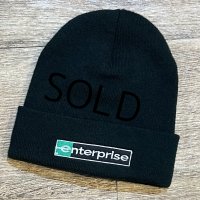 【ビンテージ】【port&company】エンタープライズ レンタカー【enterprise】【黒】【ロゴ】 【ニットキャップ】 【ニット帽】  