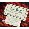 画像2: 80’s ノルウェー製【L.L.Bean】【ＬＬビーン】【バーズアイ】【チャコール×赤】【ウールニットセーター】【サイズＬ】<br> (2)