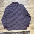 画像3: 90’s ビンテージ【エディーバウアー】【エンジ】格子柄【長袖ポロシャツ】【サイズＭ】<br> (3)