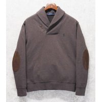 程度良好【ラルフローレン】【POLO RALPH LAUREN】【ブラウン】【ショールカラースウェット】【サイズＭ】 