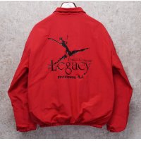 USA製 ビンテージ【Dansco】ダンスコ【Legacy】【バックプリント】ジップアップブルゾン スウィングトップ 