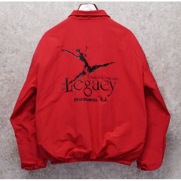 画像1: USA製 ビンテージ【Dansco】ダンスコ【Legacy】【バックプリント】ジップアップブルゾン スウィングトップ 