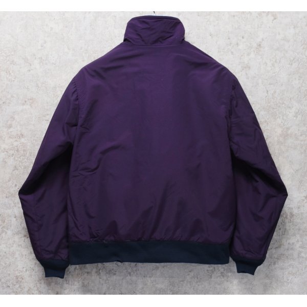 画像3: 90's【ビンテージ】L.L.Bean【ＬＬビーン】【紫×紺リブ】裏地フリース【ウォームアップジャケット】【メンズＭ程度】 