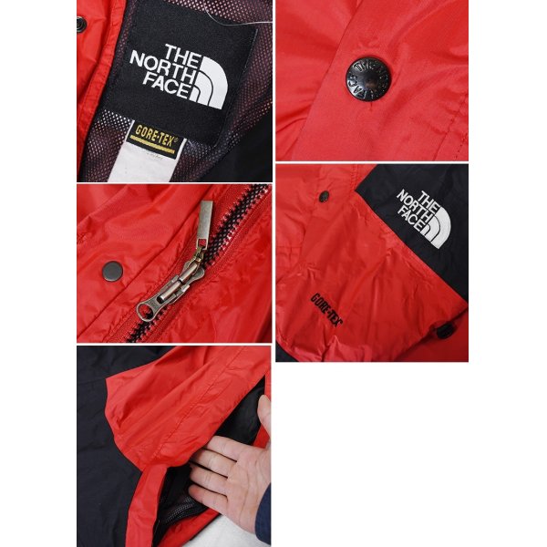 画像2: 90’s~【ビンテージ】【The north face】【ザ ノースフェイス】赤ｘ黒【ゴアテックスマウンテンパーカー】 