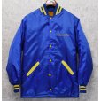 画像3:  80's~ USA製【ビンテージ】Pacesetter majestic【青ｘ黄色】ナイロン 裏ボア【スタジャン】【サイズXS】<br> (3)