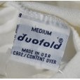 画像2: USA製【duokfold】デュオフォールド【白】無地【タートルネックロンT】【サイズM】<br> (2)