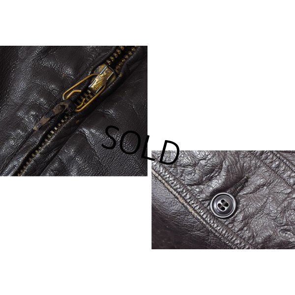 画像2: 60's【米軍実物】【ビンテージ】【U.S.NAVY】【G-1】【フライトジャケット】【US42程度】 