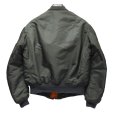 画像3: 70's【ビンテージ】U.S.ARMY【米軍実物】USAF 【アルファ製造】【MA-1】【8279E】ALPHA 【サイズL】  (3)