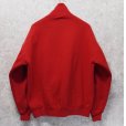 画像3: 90's〜【USA製】【ビンテージ】【ラッセル】RUSSELL【ZAK】赤 前V付き【ハイネックスウェット】【サイズXXL】<br> (3)