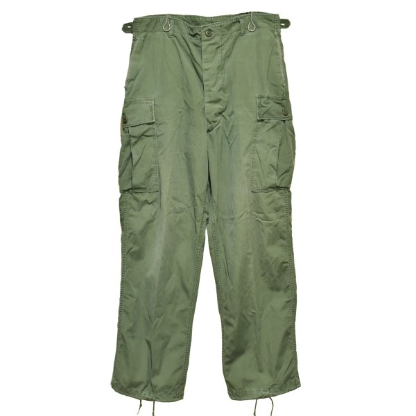 画像1: 【60's】【米軍実物】【ビンテージ】 【U.S.ARMY】【ノンリップ】【1st】【初期型】【ジャングルファティーグパンツ】【M-R】 