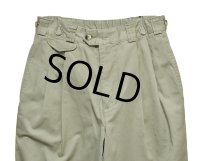 【ビンテージ】【オールドギャップ】【GAP】ギャップ【オリーブ】【２タック】【コットンパンツ】【30×34】 