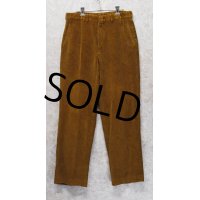 【ビンテージ】LAND’S END【ランズエンド】【ブラウン】【コーデュロイパンツ】コーデュロイスラックス【サイズ３２】 