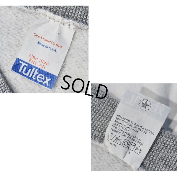 画像2: 程度良好!! 80's~【USA製】【ビンテージ】【Tultex】【タルテックス】【杢グレー】【無地スウェット】【one size fit all】 