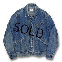 【60’s】【USA製】【ビンテージ】【LEE】【リー】【91-B】【デニムブルゾン】【デニムジャケット】US46R 