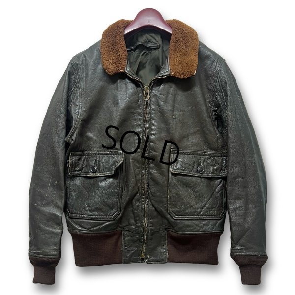 画像1: 60's【米軍実物】【ビンテージ】【U.S.NAVY】【G-1】【フライトジャケット】【US42程度】 