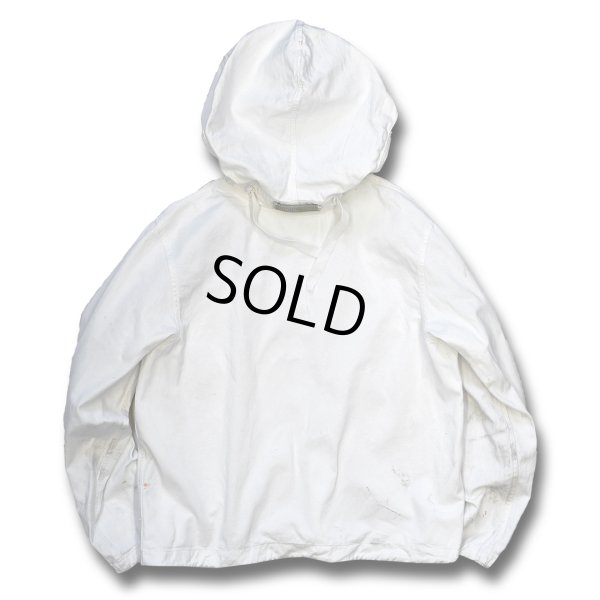 画像3: 40's【U.S.NAVY】ビンテージ【白】【サルベージパーカー】【サイズM】 