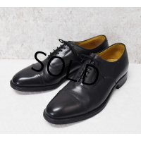 【USA製】【ビンテージ】【ジョンストン＆マーフィー】JOHNSTON＆MURPHY【アリストクラフト】ARISTOCRAFT 【黒】ストレートチップ【10 C/A】【28cm程度】 
