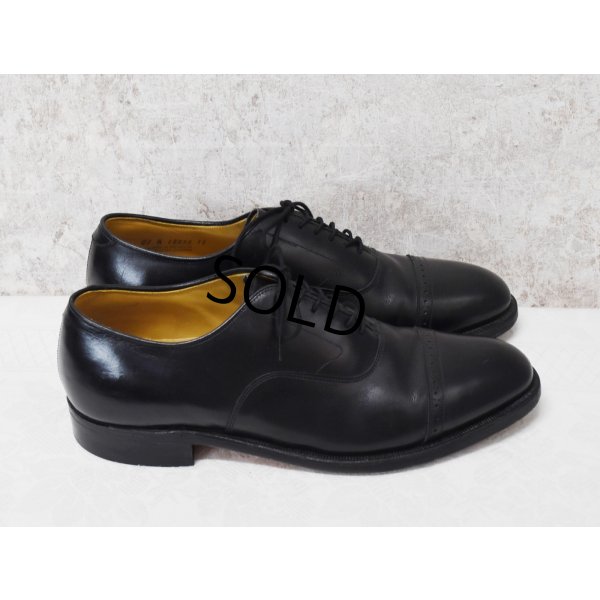 画像4: 【USA製】【ビンテージ】【ジョンストン＆マーフィー】JOHNSTON＆MURPHY【アリストクラフト】ARISTOCRAFT 【黒】ストレートチップ【10 C/A】【28cm程度】 