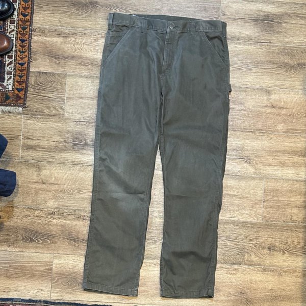 画像2: 【ビンテージ】【カーハート】【carhartt】ブラウン【ペインターパンツ】【36ｘ32】 