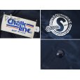 画像2: ~90's【USA製】【ビンテージ】【Chalk Line】【チョークライン】SOUTH WIRE【紺ｘリブ白ライン】【中綿入りサテンスタジャン】【サイズL】<br> (2)