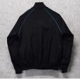 画像3:  ビンテージ【ＰＵＭＡ】プーマ【黒ｘ青ライン】ポリエステル【トラックジャケット】【サイズM】<br> (3)