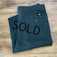 90's【USA製】【DOCKERS】リーバイス　ドッカーズ【緑】【２タック】コットンパンツ【34ｘ29】 