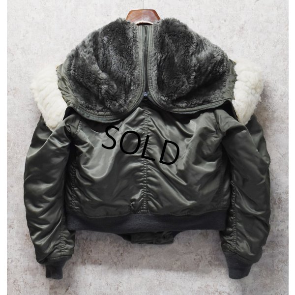 画像6: 80's【ビンテージ】【米軍実物】【USAF】【アルファ製】【N-2B】【6278G】【フライトジャケット】【サイズM】