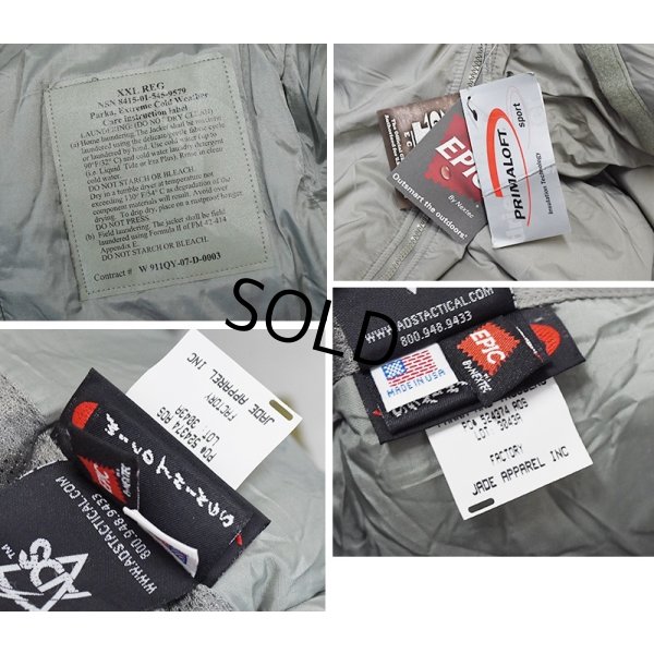 画像2: 【デッドストック】【米軍実物】ワイルドシングス製【ECWCS】【GENIII】【レベル7】【プリマロフトジャケット】【XXL-R】 