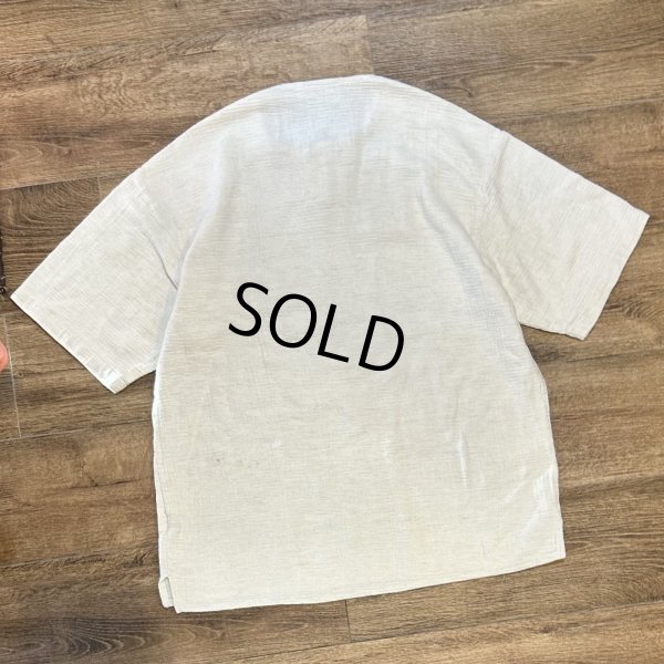 画像3: USA製 ビンテージ【MIX STUDIO】【白】【ヘンリーネックTシャツ】【半袖Tシャツ】【サイズＬ】 