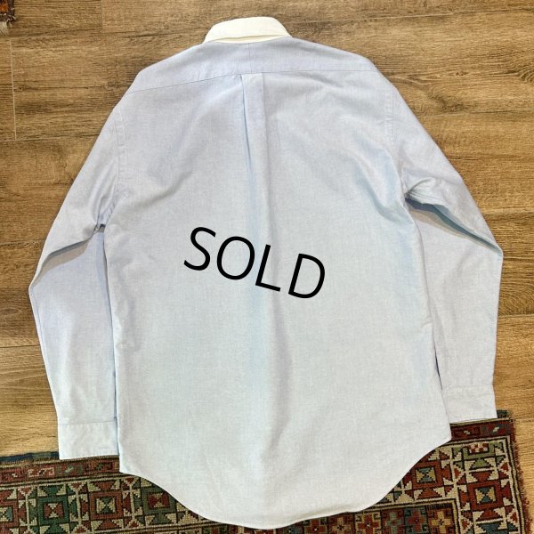 画像3: POLO RALPH LAUREN【ラルフローレン】YARMOUTH【水色×白】【クレリックシャツ】【コットンボタンダウンシャツ】【15-33】 