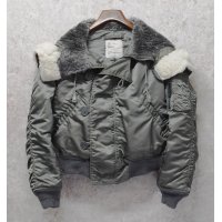 80's【ビンテージ】【米軍実物】【USAF】【アルファ製】【N-2B】【6278G】【フライトジャケット】【サイズM】 